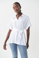 Joseph Ribkoff Optic White Blouse Style 222267