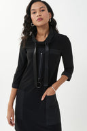 Joseph Ribkoff Black Dress Style 223142-main