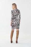 Joseph Ribkoff Beige-Multi Animal Print Dress Style 223294