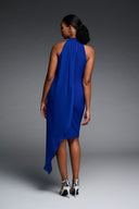 Joseph Ribkoff Royal Sapphire Halter Dress Style 223716