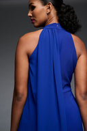 Joseph Ribkoff Royal Sapphire Halter Dress Style 223716