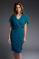 Joseph Ribkoff Blue Lagoon Wrap Dress Style 223719