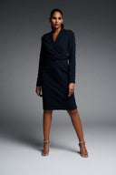 Joseph Ribkoff Midnight Blue Knit Dress Style 223727