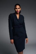 Joseph Ribkoff Midnight Blue Knit Dress Style 223727