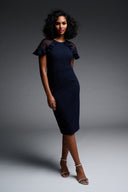 Joseph Ribkoff Midnight Blue Dress Style 223744