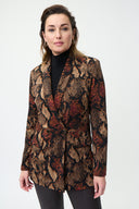 Joseph Ribkoff Black/Multi Blazer Style 224042