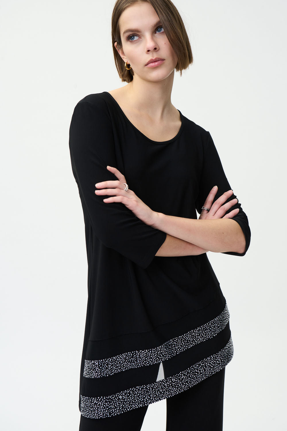 Joseph Ribkoff Black Tunic Style 224308