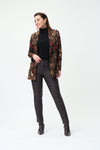 Joseph Ribkoff Brown Croc Print Pants Style 224943