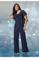 Frank Lyman Midnight Blue Jumpsuit Style 228161