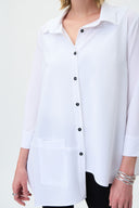 Joseph Ribkoff Optic White Blouse Style 231004