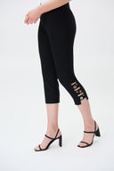 Joseph Ribkoff Black Capri Pants Style 231026