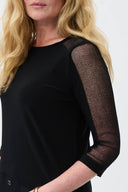 Joseph Ribkoff Black Tunic Style 231057