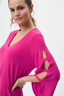 Joseph Ribkoff Dazzle Pink Tunic Style 231156