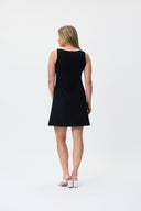 Joseph Ribkoff Black-Vanilla Dress Style 231193