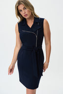 Joseph Ribkoff Midnight Blue Sleeveless Dress Style 231196