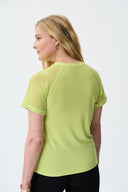 Joseph Ribkoff Exotic Lime Top Style 231235