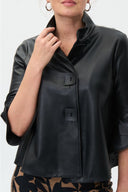 Joseph Ribkoff Leatherette Jacket Style 231290