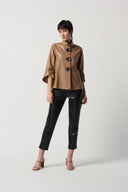 Joseph Ribkoff Leatherette Jacket Style 231290