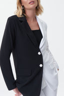 Joseph Ribkoff Black-Vanilla Blazer Style 231295