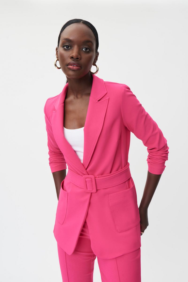 Joseph Ribkoff Dazzle Pink Blazer Style 232172 – Luxetire