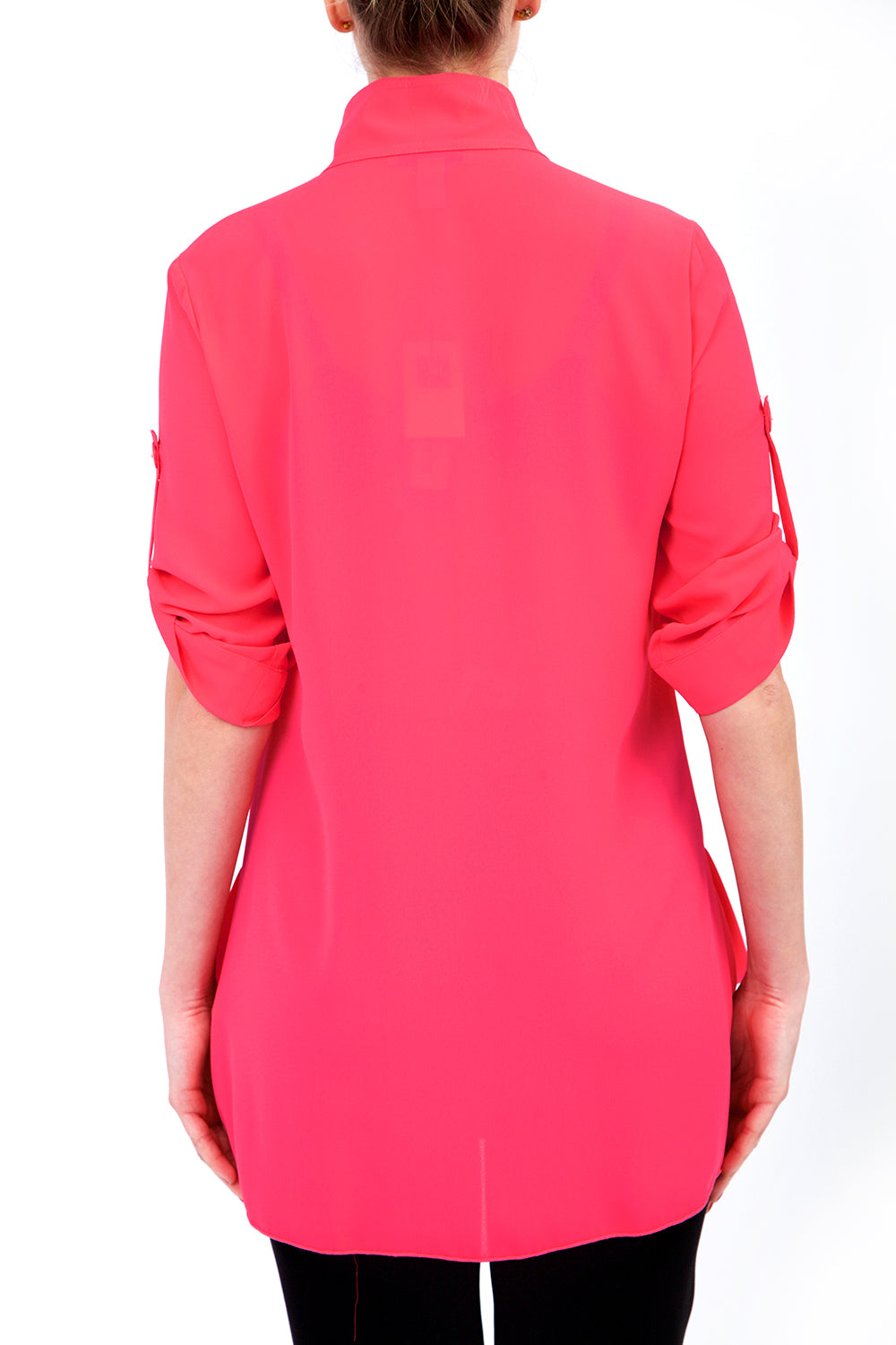 Joseph Ribkoff Neon Pink Blouse Style 181263