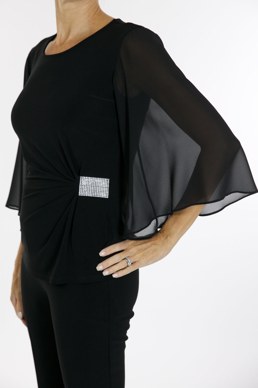 Joseph Ribkoff Black Tunic Style 164270